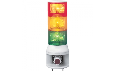 SCHNEIDER 施耐德  GTKAM-24-3RYG 合金系列紅黃綠φ140層疊式燈泡旋轉(zhuǎn)燈 電子音（4音）